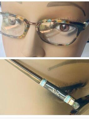 👓 lilly Politzer "Aqua Tortoise" pattern farme only